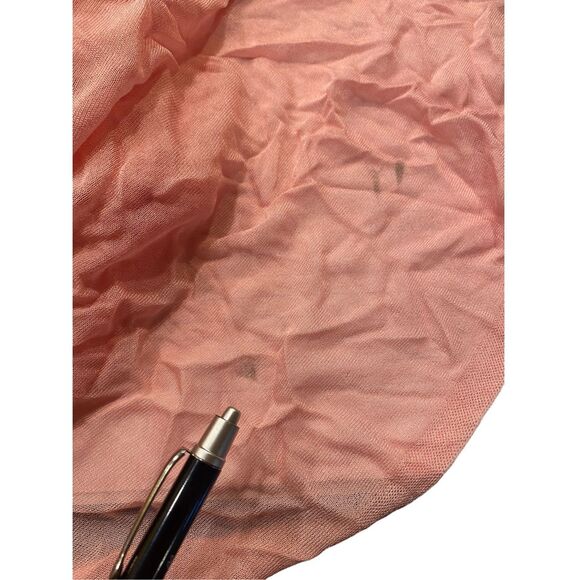 SEROYA Amine Maxi Dress in Coral Blush Size Medium Small Fabric Discoloration - Picture 8 of 11